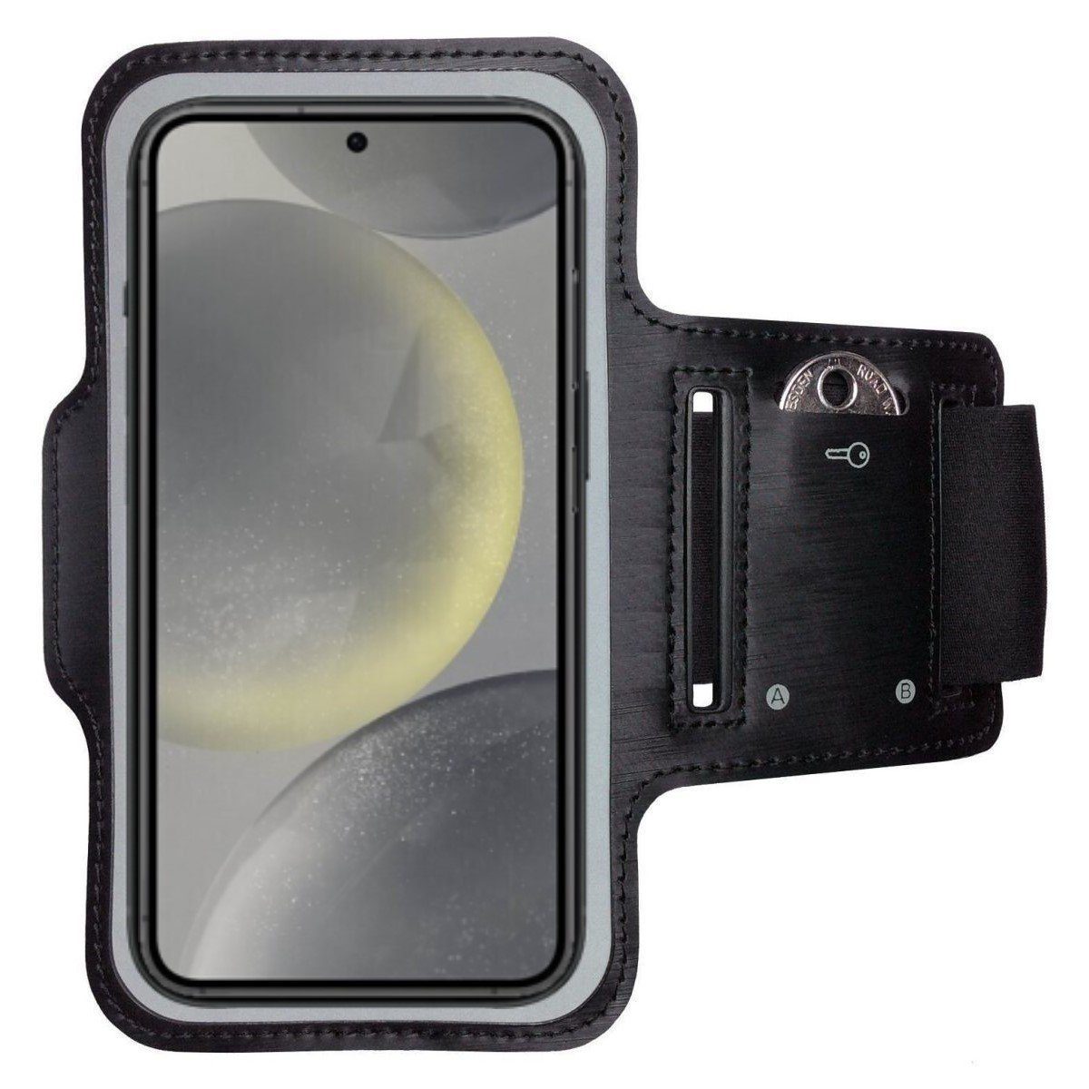 CoverKingz Handyhülle Sportarmband für Samsung Galaxy S24+ Sport Fitness Armband Hülle, Sport Schutzhülle Schlüsselfach Handyhülle Jogging Schutztasche Etui