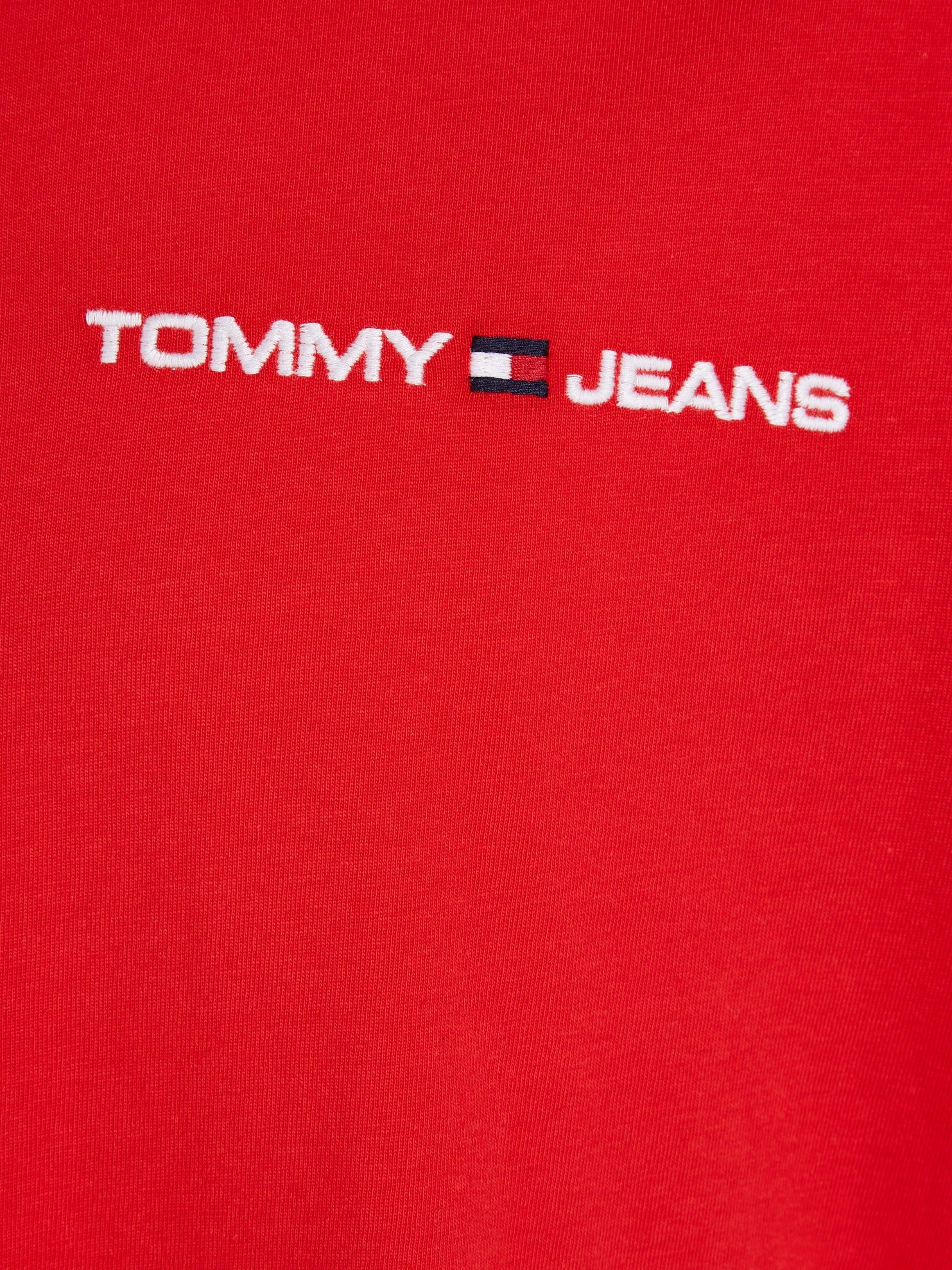 Tommy Deep TJM CLSC Jeans LINEAR Crimson TEE T-Shirt CHEST