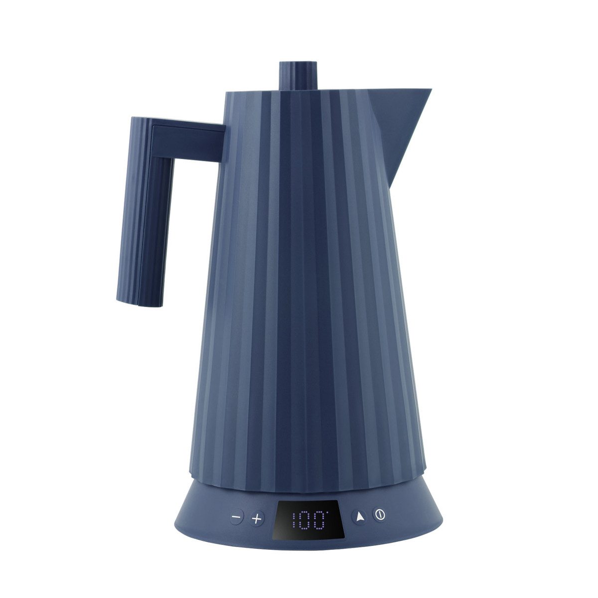 Alessi Wasserkocher Wasserkocher Plissé 1.7l, einstellbar - Farbwahl, 1.70 l, Mit Temperaturregler von 30°C bis 100°C und Display