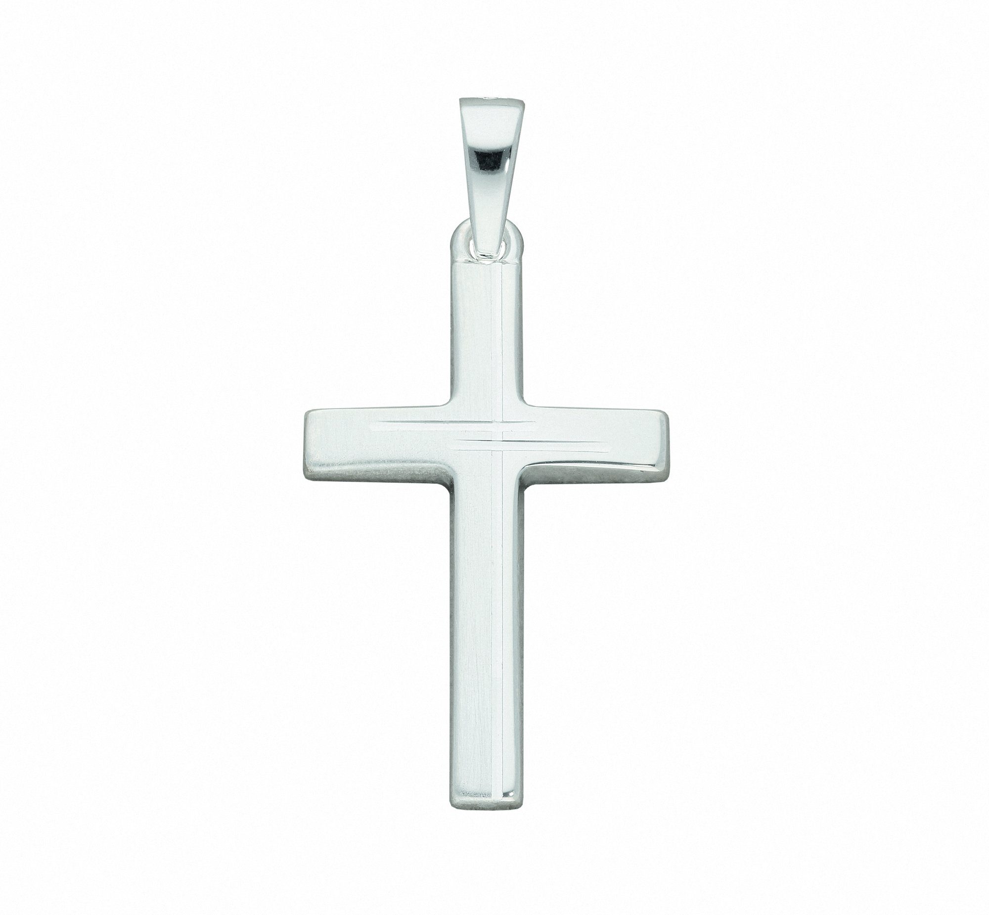 Kettenanhänger Damen & Herren 925 Silber Kreuz Anhänger