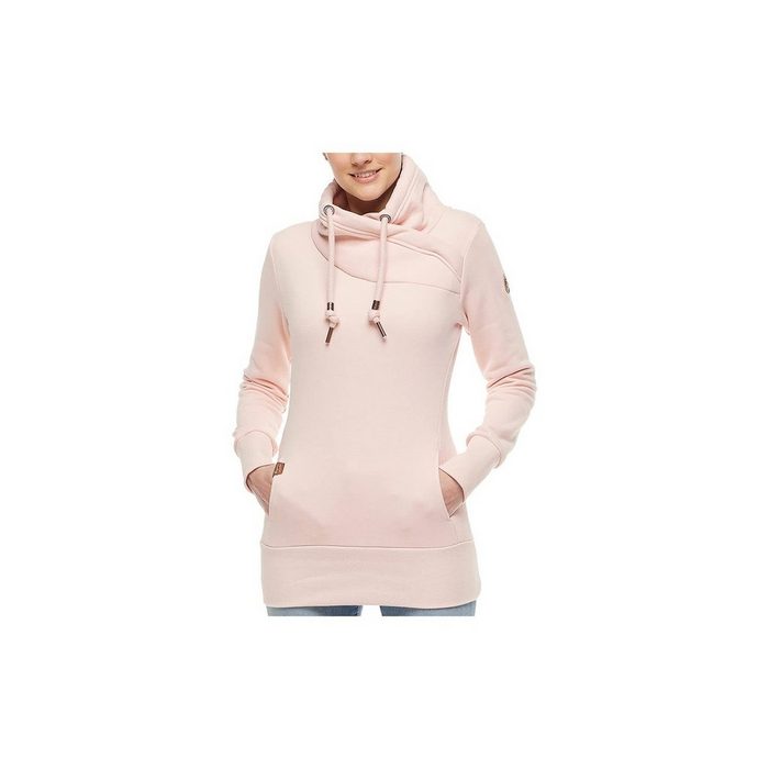 Ragwear Sweatshirt pink regular fit (1-tlg)