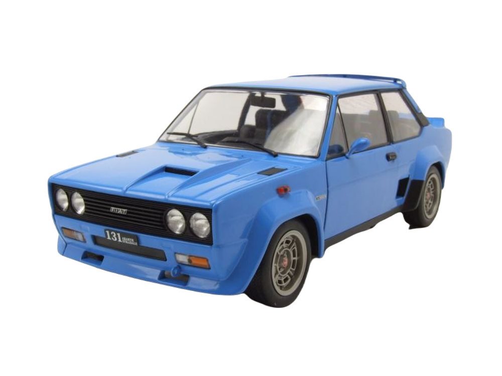 Modellauto Fiat 131 Abarth 1980 blau