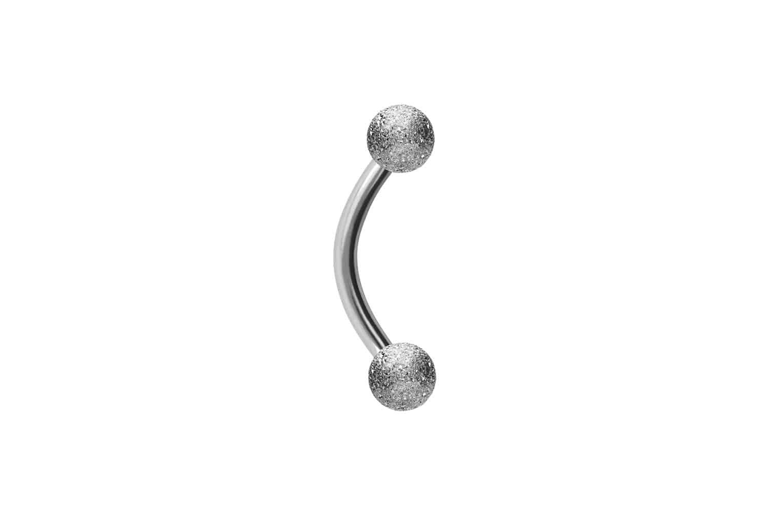 PIERCINGLINE Bauchnabelpiercing Chirurgenstahl Banane DIAMANTOPTIK (Bananen, 1-tlg)