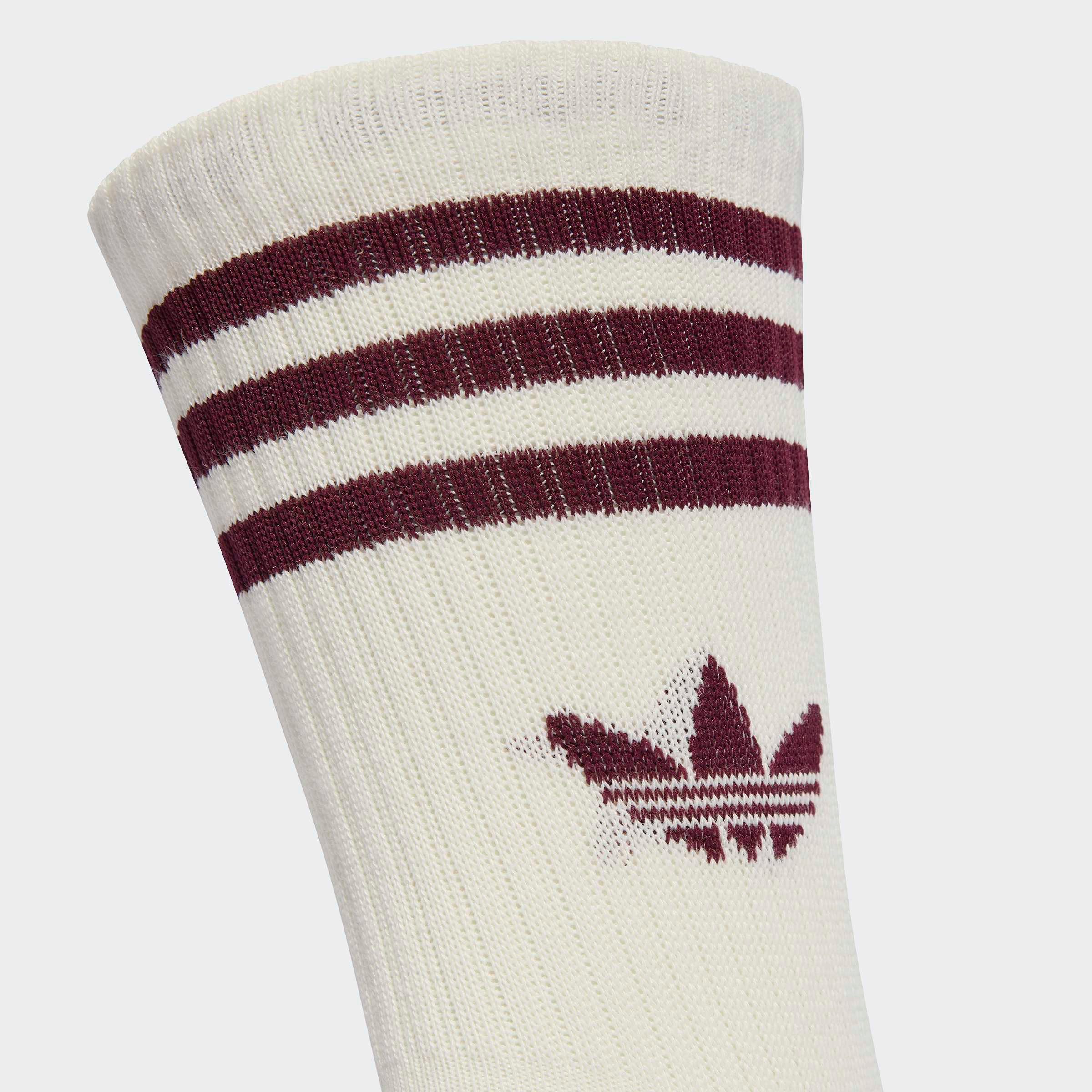adidas Originals Sportsocken 3-STREIFEN CREW 3ER-PACK (3-Paar) knöchellange Passform, mit 3-Streifen