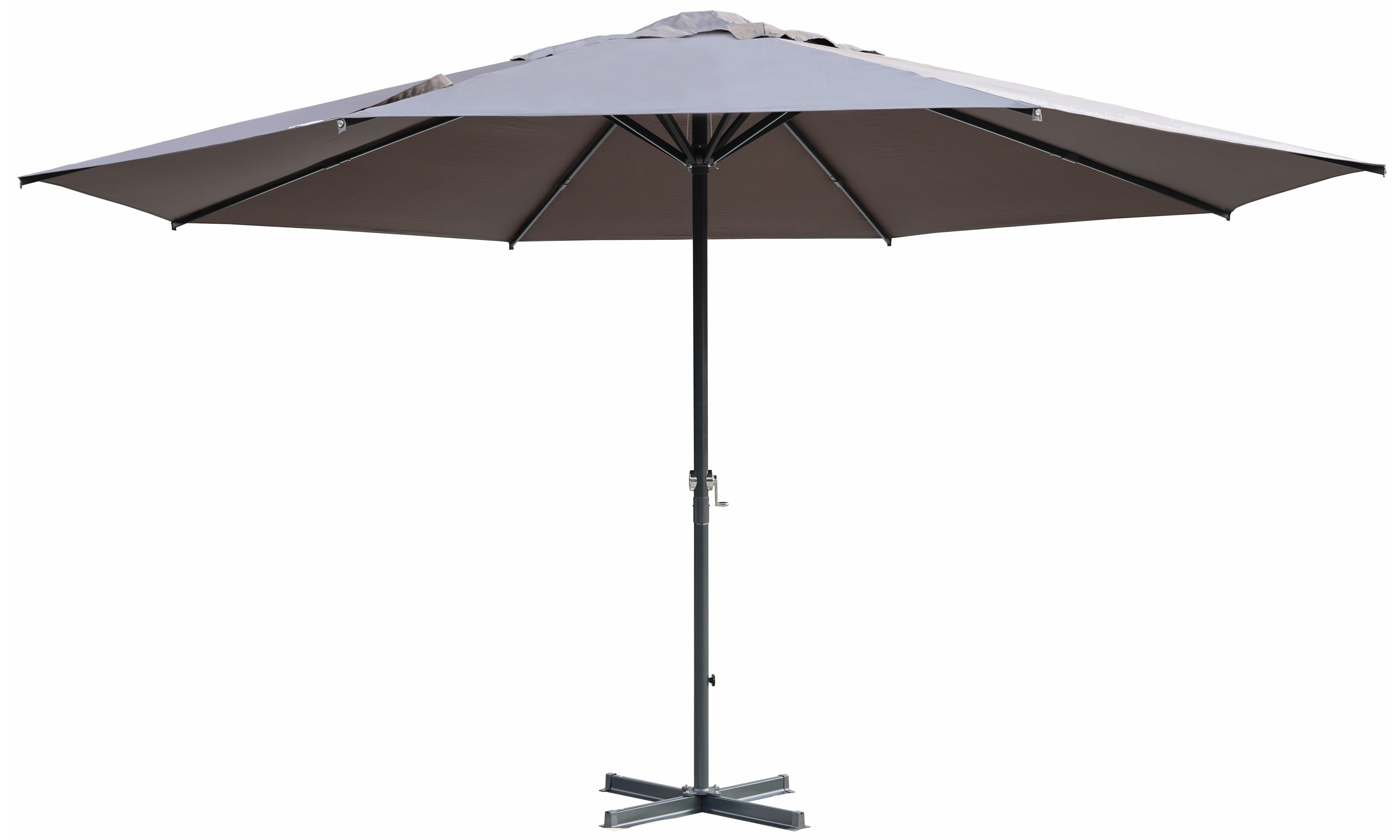 Gardissimo Marktschirm Sonnenschirm Kurbelschirm Gartenschirm anthr. günstig online kaufen