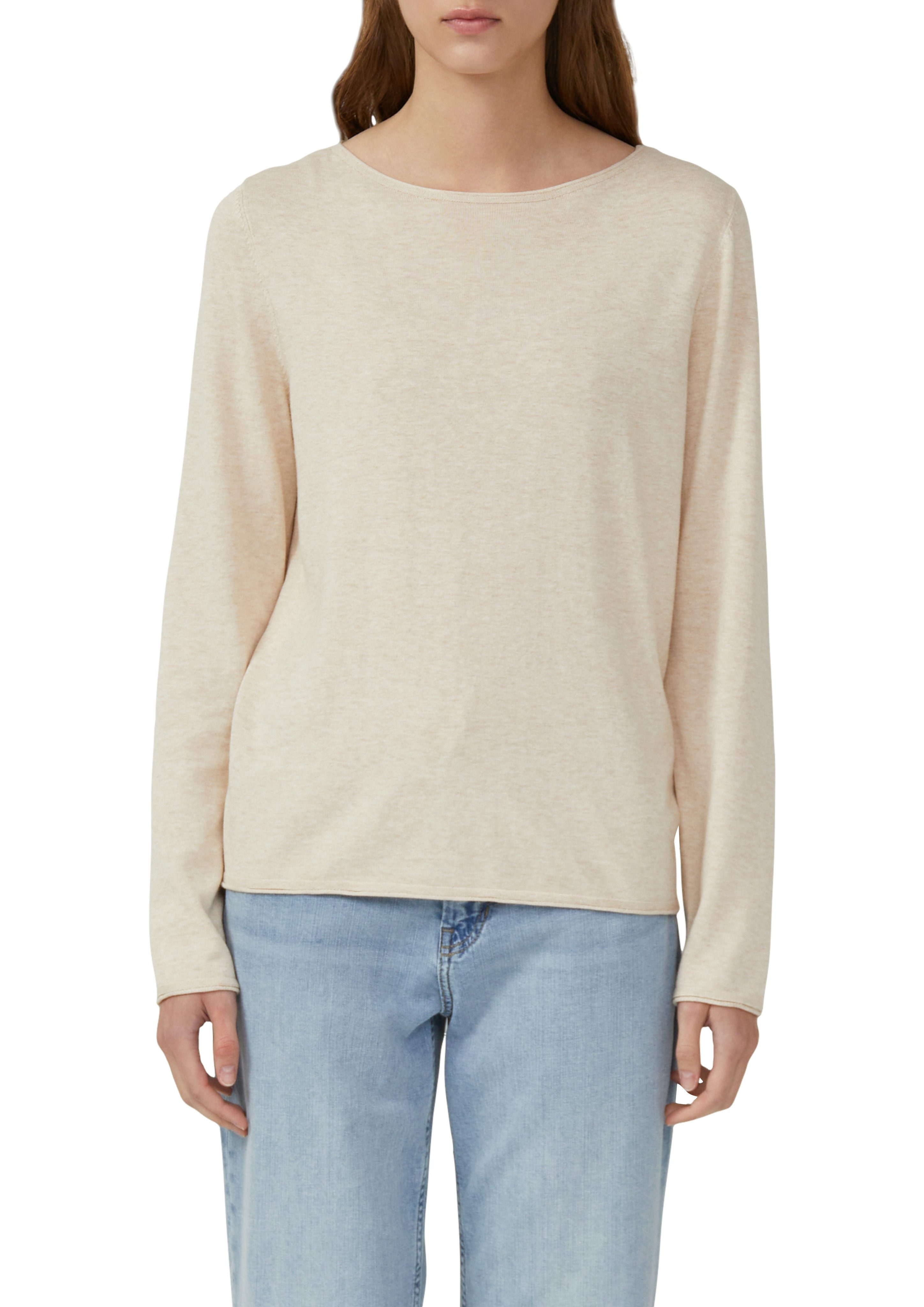 s.Oliver Langarmshirt mit Rollkanten günstig online kaufen