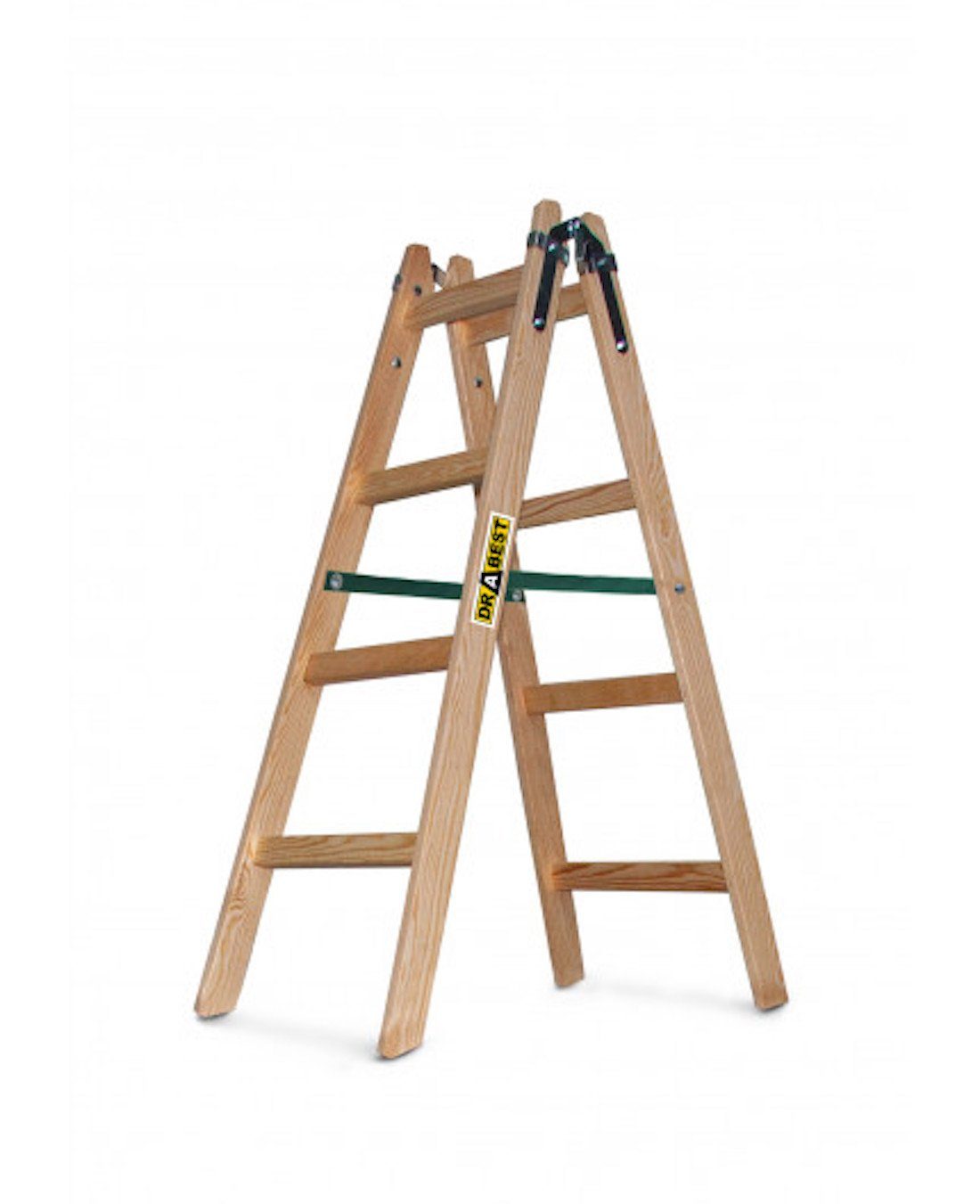 TRIZERATOP Stehleiter Stehleiter Malerleiter 2x4 Spr. Holz Doppelleiter (Stehleiter Malerleiter DREW4 Holz)