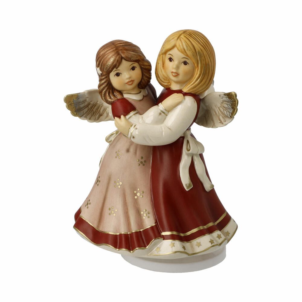 Goebel Engelfigur Fröhliche Weihnachten, Bordeaux, 16 cm