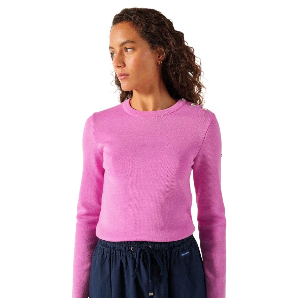 Saint James Wollpullover 8738 Damen Pullover Maree II U aus reiner Schurwolle