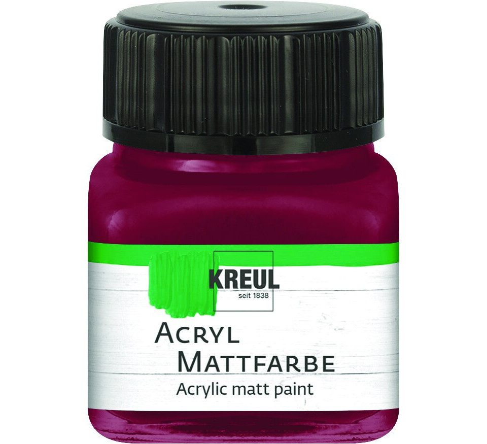 Kreul Künstlerstift Kreul Acryl Mattfarbe weinrot 20 ml