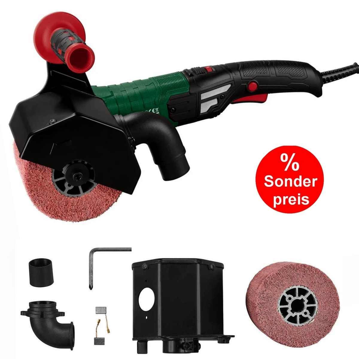 Parkside Walzenschleifer PARKSIDE Satinier-/Bürstenschleifmaschine PBSM 1300, 6-stufig