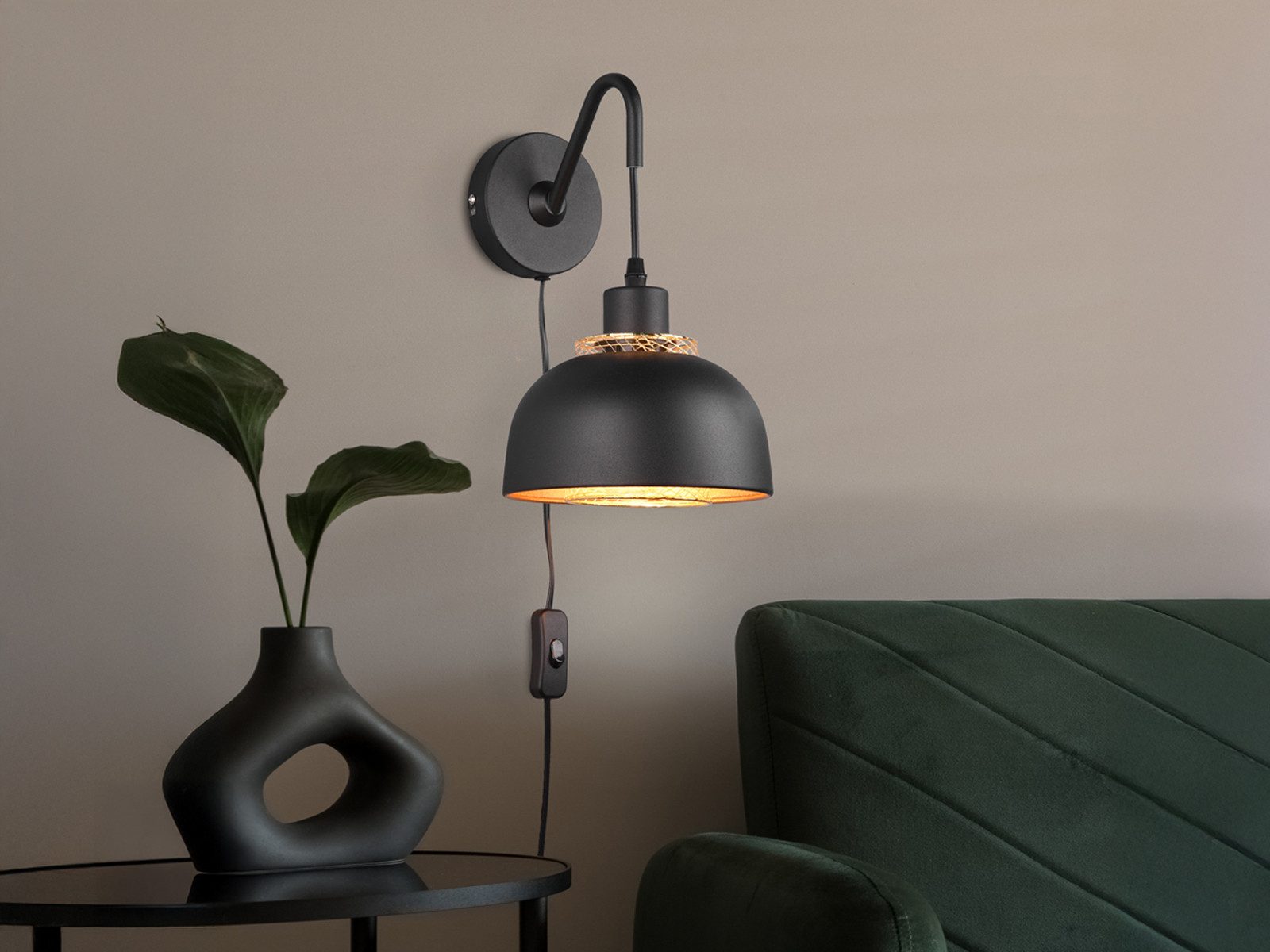 Reality Leuchten LED Wandleuchte, Dimmfunktion, LED wechselbar, warmweiß, m günstig online kaufen