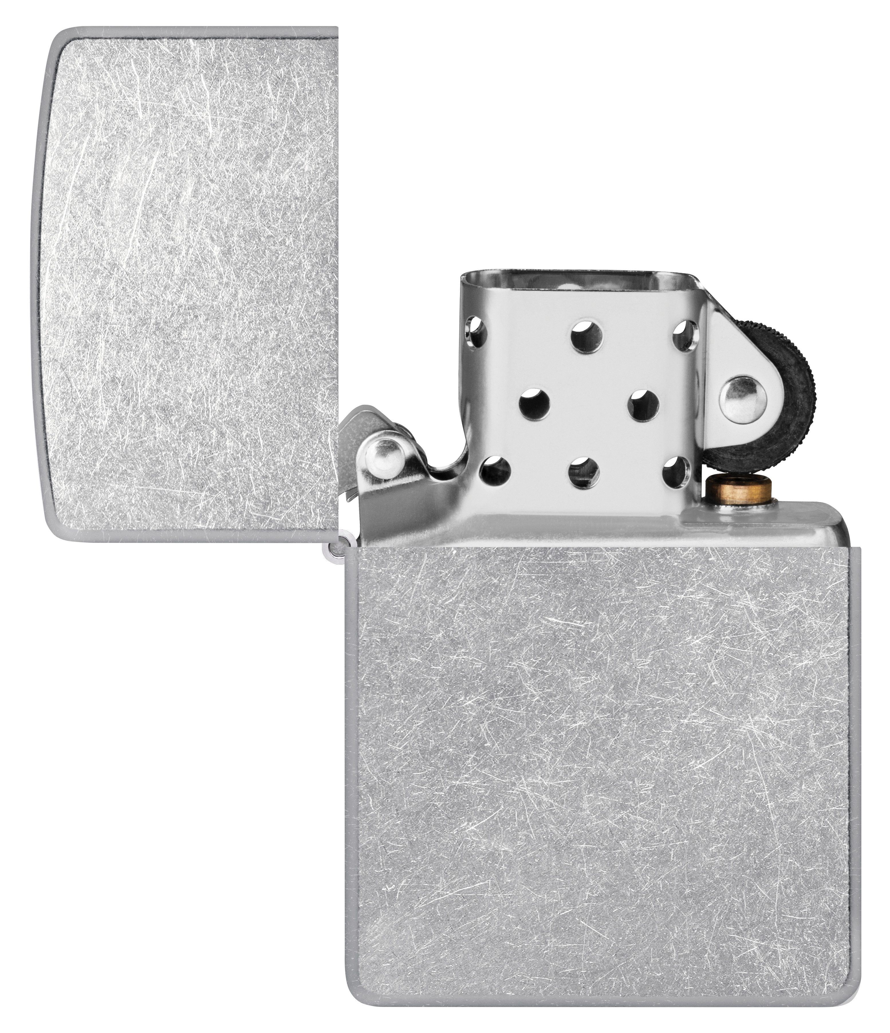 Zippo Feuerzeuge Zippo Sturmfeuerzeug - Base Model - Nachfüllbar Windfest Geschenkbox – Bild 4 von 5