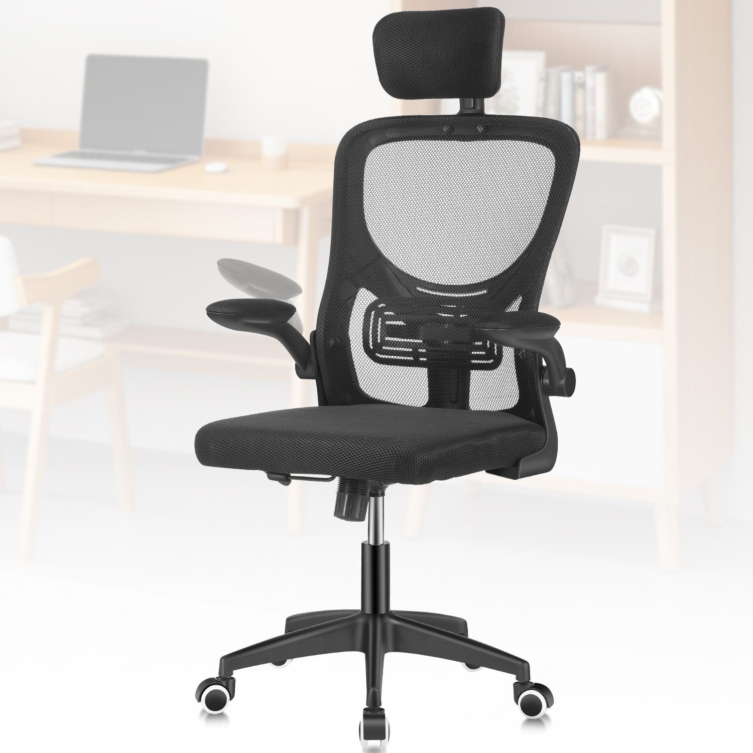 WILGOON Bürostuhl Ergonomischer Stuhl mit klappbaren günstig online kaufen