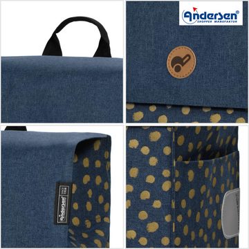 Andersen Einkaufsshopper Royal Shopper mit Tasche Fita in Schwarz oder Blau