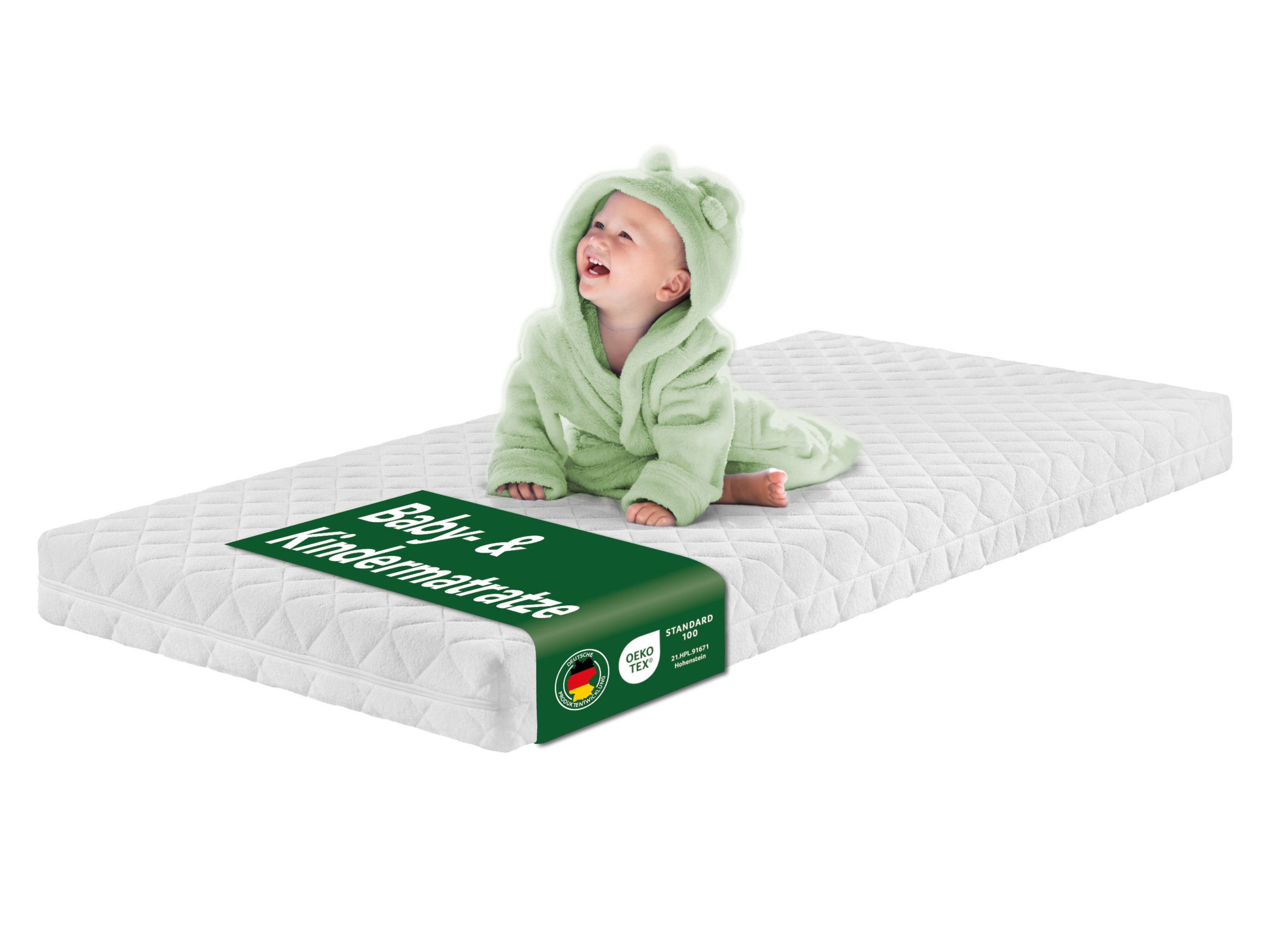 Kindermatratze Babymatratze, Jugendmatratze, Atmungsaktiv & Waschbarer Bezug, Dreamstar, 9 cm hoch, ohne Spannbettlaken (60x120, 70x140, 80x160, 90x200, 120x200, 140x200)
