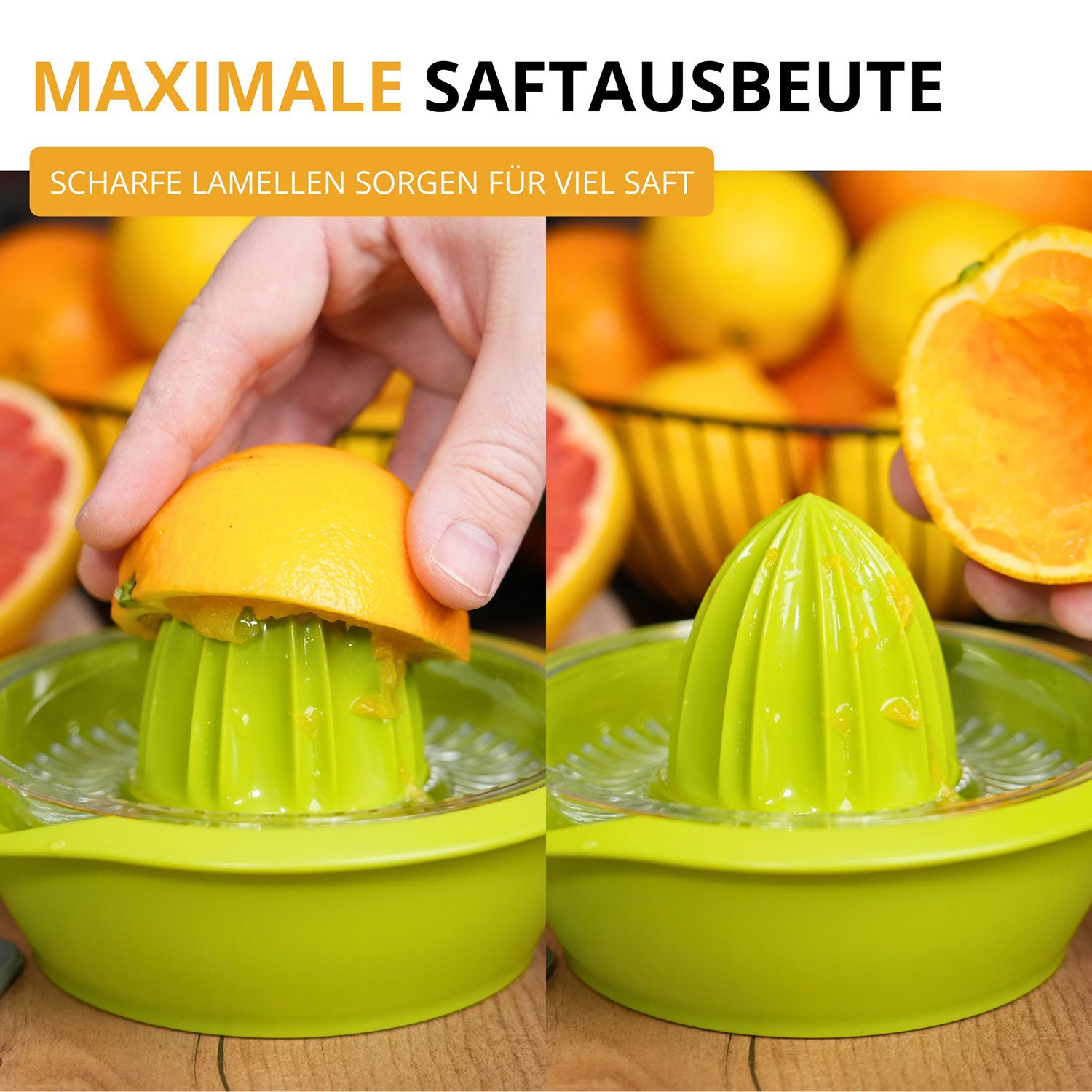 WESTMARK Zitruspresse »Limetta«, 350 ml, apfelgrün