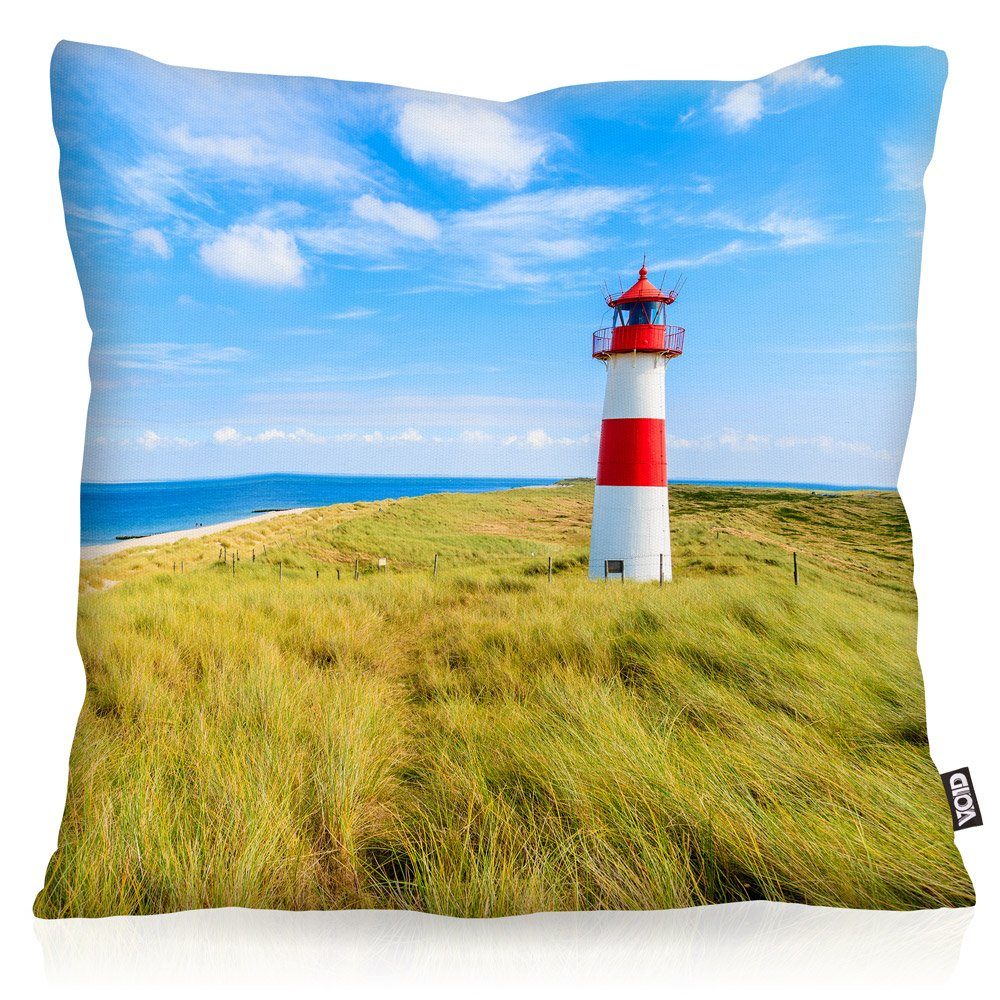 VOID Kissenbezug, Leuchtturm Meer Dünen Nordsee Ostsee Watt maritim Turm günstig online kaufen
