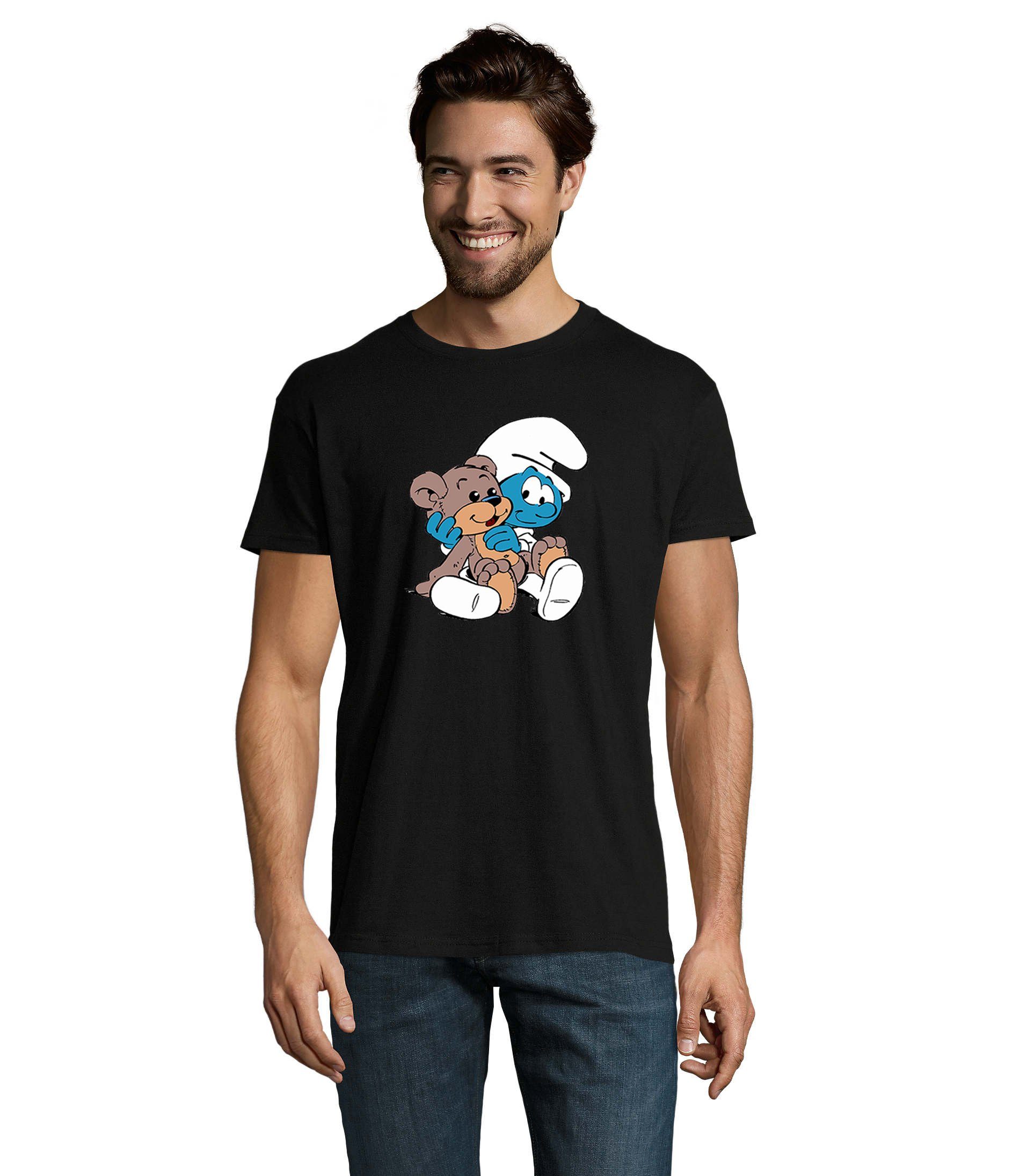 Blondie & Brownie T-Shirt Herren Babyschlumpf Schlümpfe Serie Teddybär Teddy Bär Schlumpf