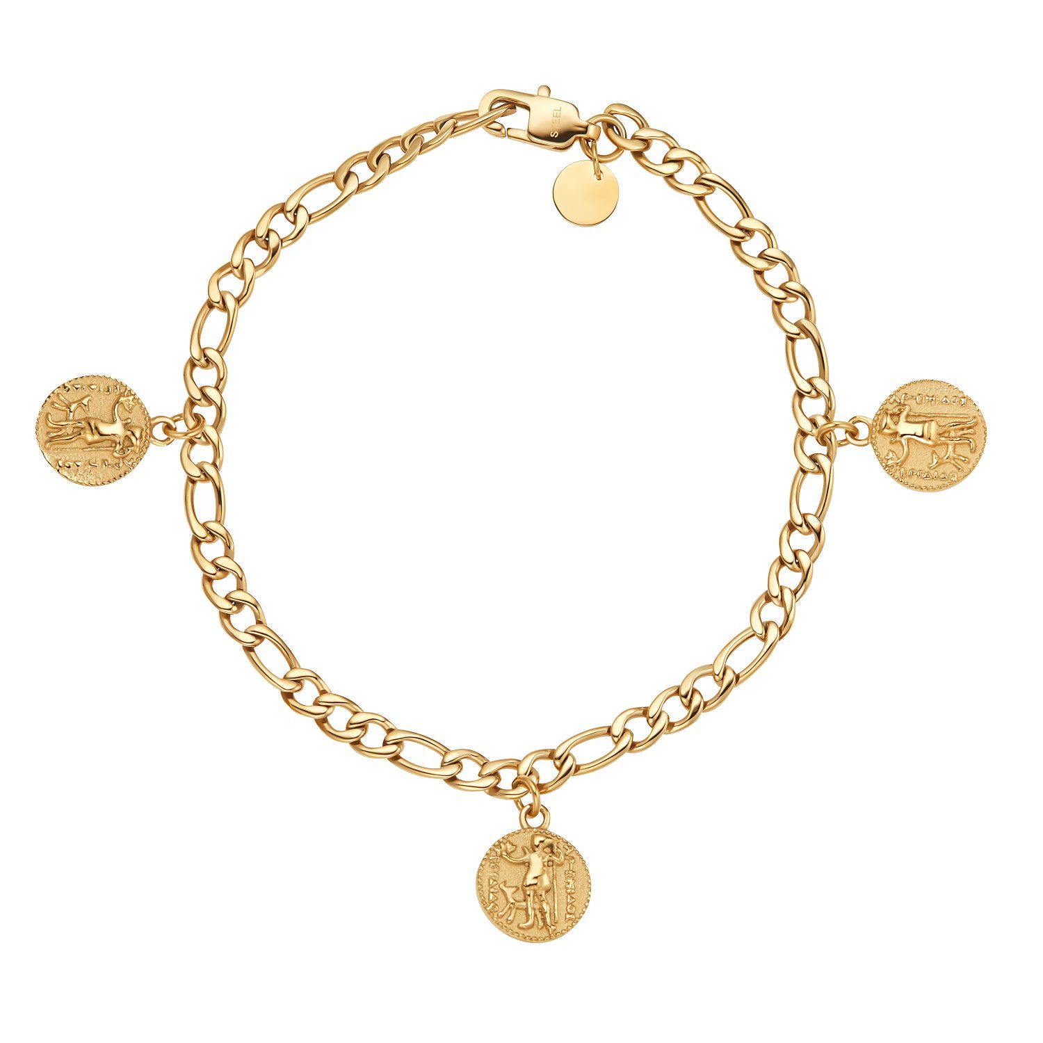 Noelani Armband Noelani Armband für Damen, Edelstahl, Münze (Armband, 1-tlg)
