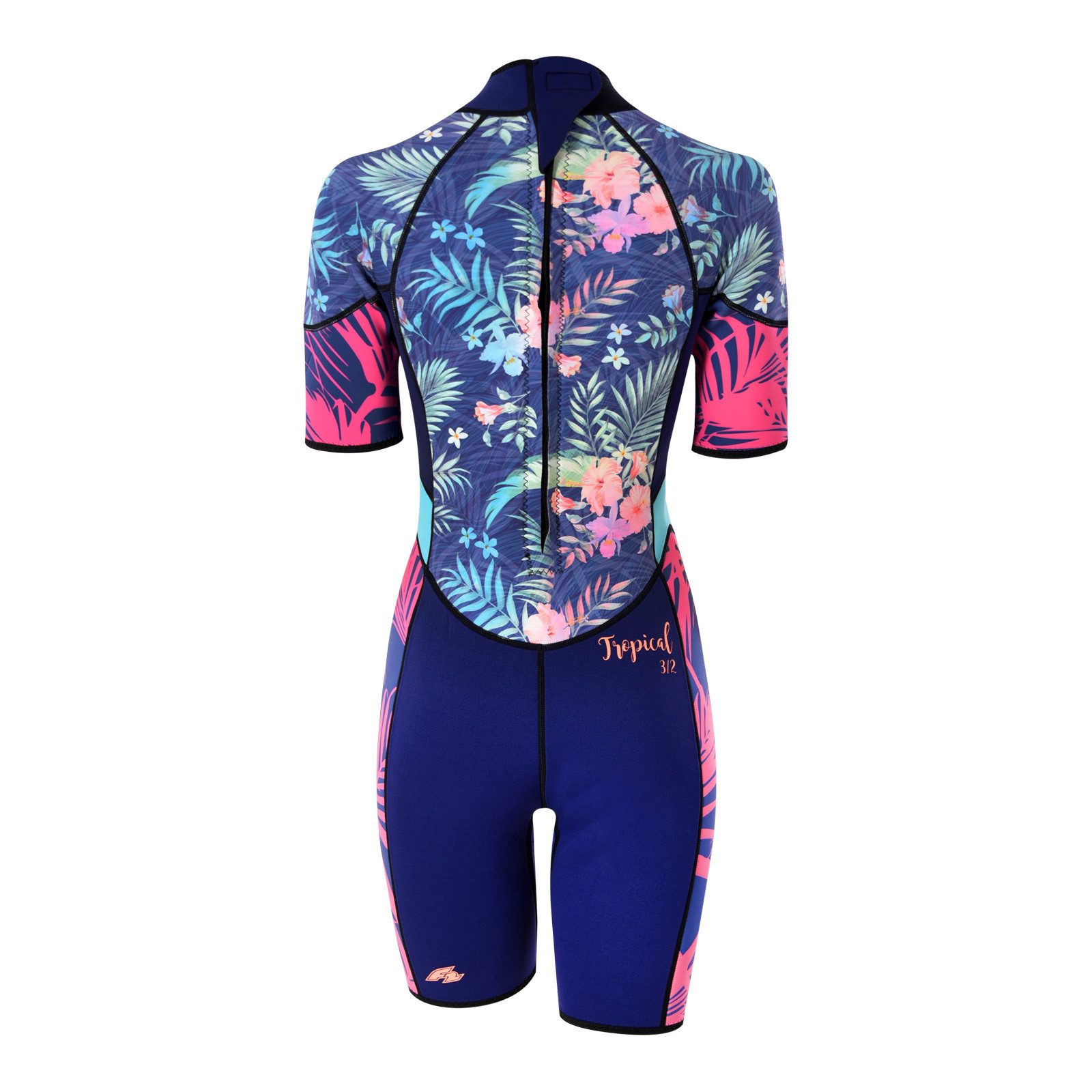 F2 Neoprenanzug F2 Damen Neopren Anzug Kurz Tropical Shorty 2,5 mm M Multicolor 2024/2