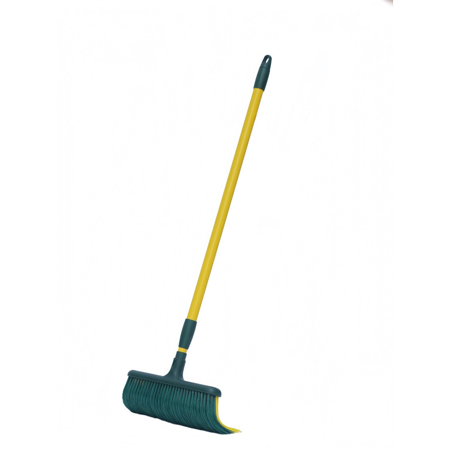 Mojawo Felgenbürste Krallenbesen 35cm Teleskopstiel gebogene Borsten Gartenbesen Kehrbesen