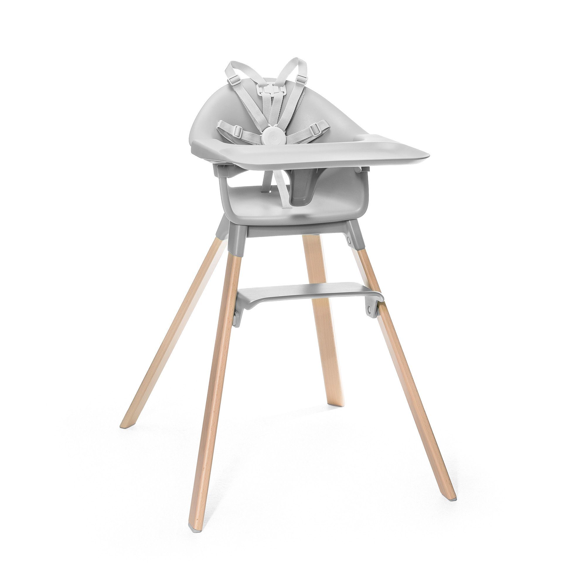 Stokke Hochstuhl Clikk™ Der Kinderhochstuhl kinderleichte 6 für Grey ab Mahlzeiten Cloud Monate