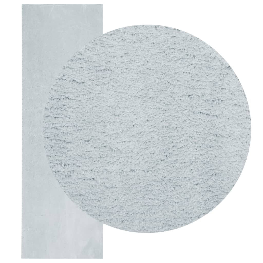 vidaXL Teppich Teppich HUARTE Kurzflor Weich und Waschbar Blau 80x250 cm, R günstig online kaufen
