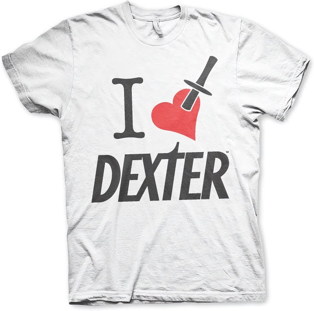 Dexter T-Shirt I Love Dexter Big Tall T-Shirt