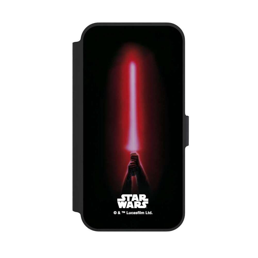 NIVOCASE Handyhülle Fanartikel Laserschwert Star Wars Sith lightsaber - Star Wars, Apple iPhone 13 Pro Klapphülle Handyhülle aus Kunst Leder