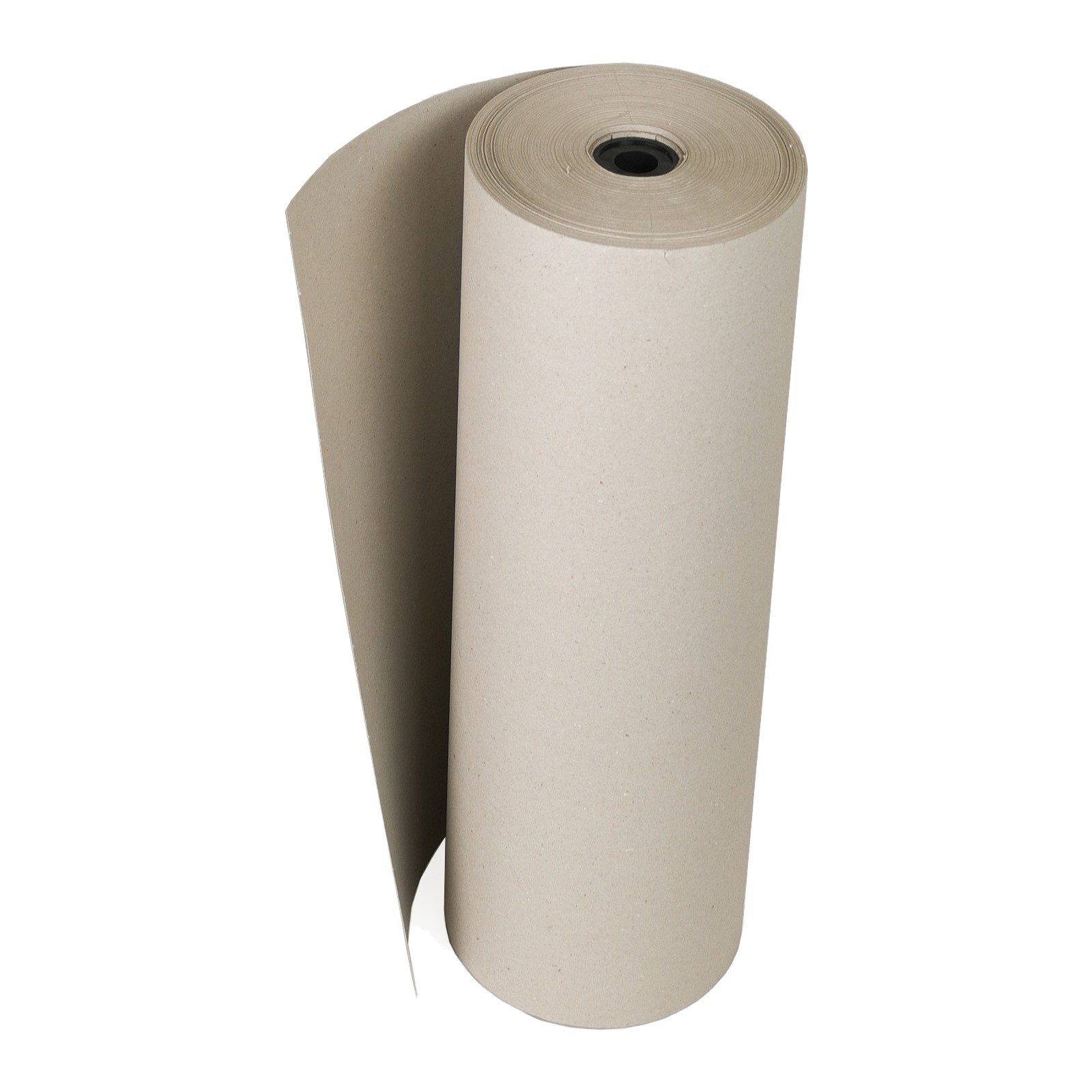 120g/m² Seidenpapier, Rollen-Schrenzpapier 250m Verpackungen Packpapier Füllmaterial Grau KK 0,75x