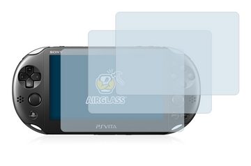 BROTECT flexible Panzerglasfolie für Sony Playstation PS Vita Slim, Displayschutzglas, 3 Stück, Schutzglas Glasfolie klar