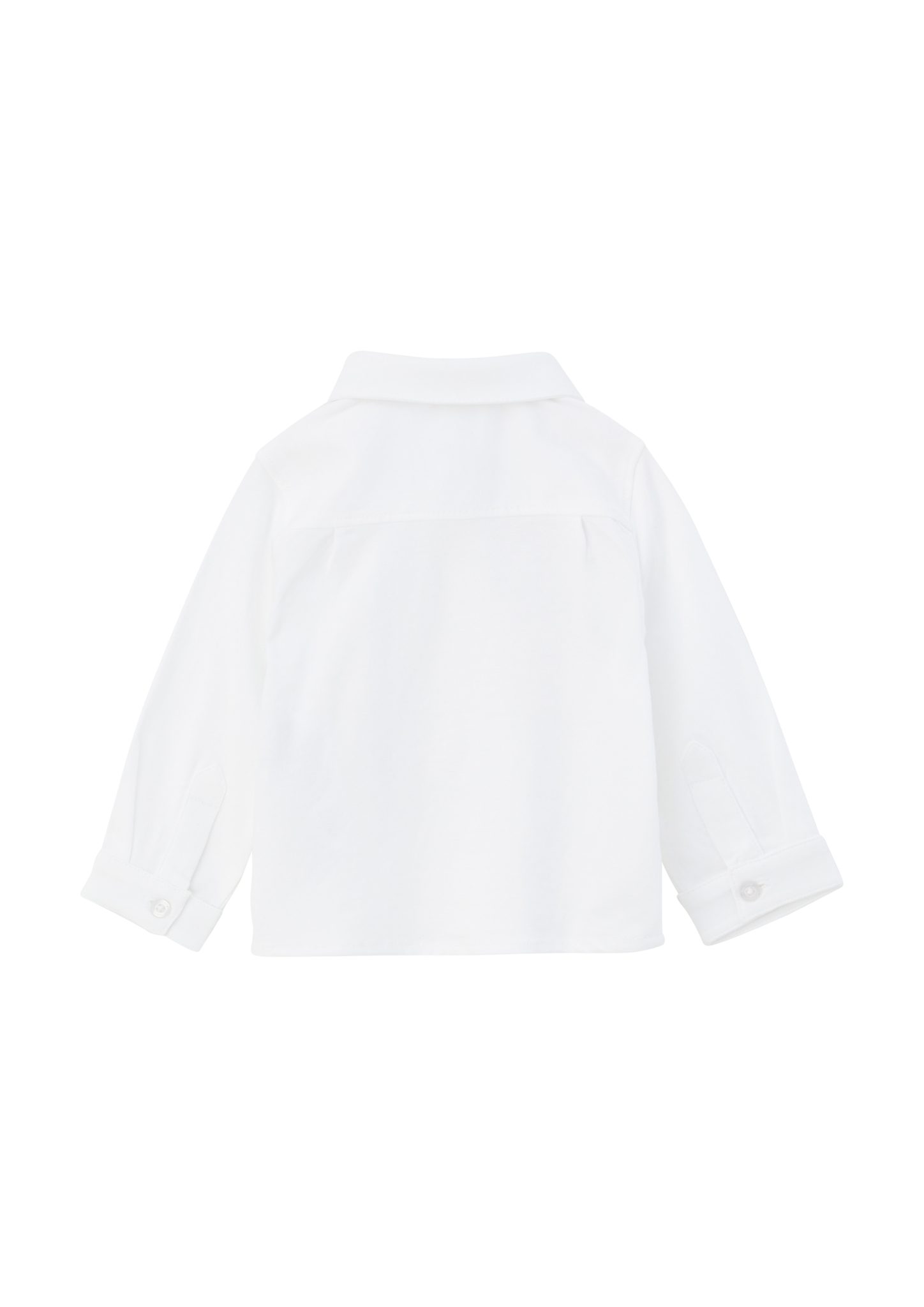 s.Oliver Langarmhemd Jersey-Hemd mit abnehmbarer weiß Fliege