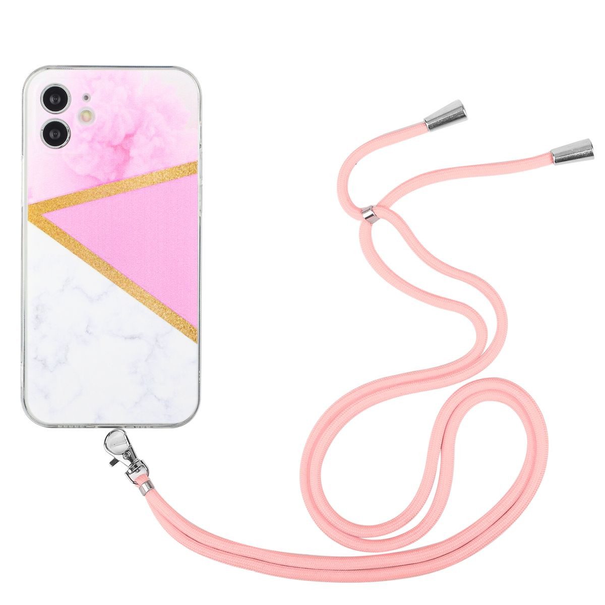 König Design Handyhülle Apple iPhone 12, Handykette Schutzhülle Case Cover Backcover Etuis