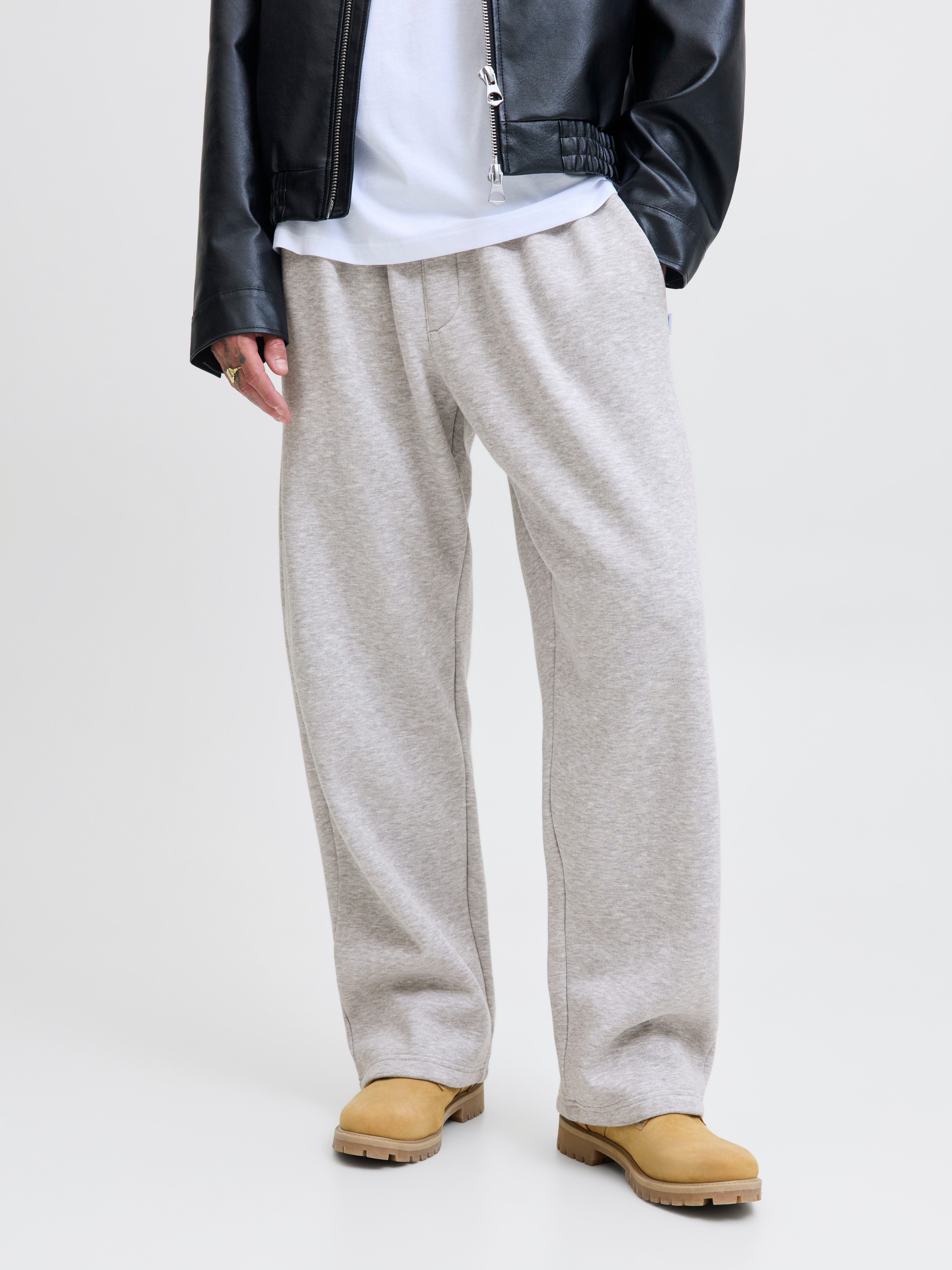 Jack & Jones Sweathose JPSTBILL BRADLEY SWEAT PANT Materialmix, weit
