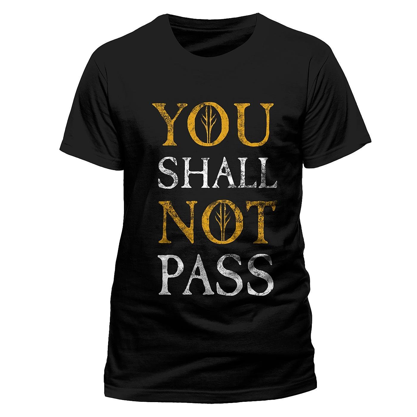 Der Herr der Ringe TShirt »Herr der Ringe Unisex TShirt You Shall Not Pass« online kaufen OTTO