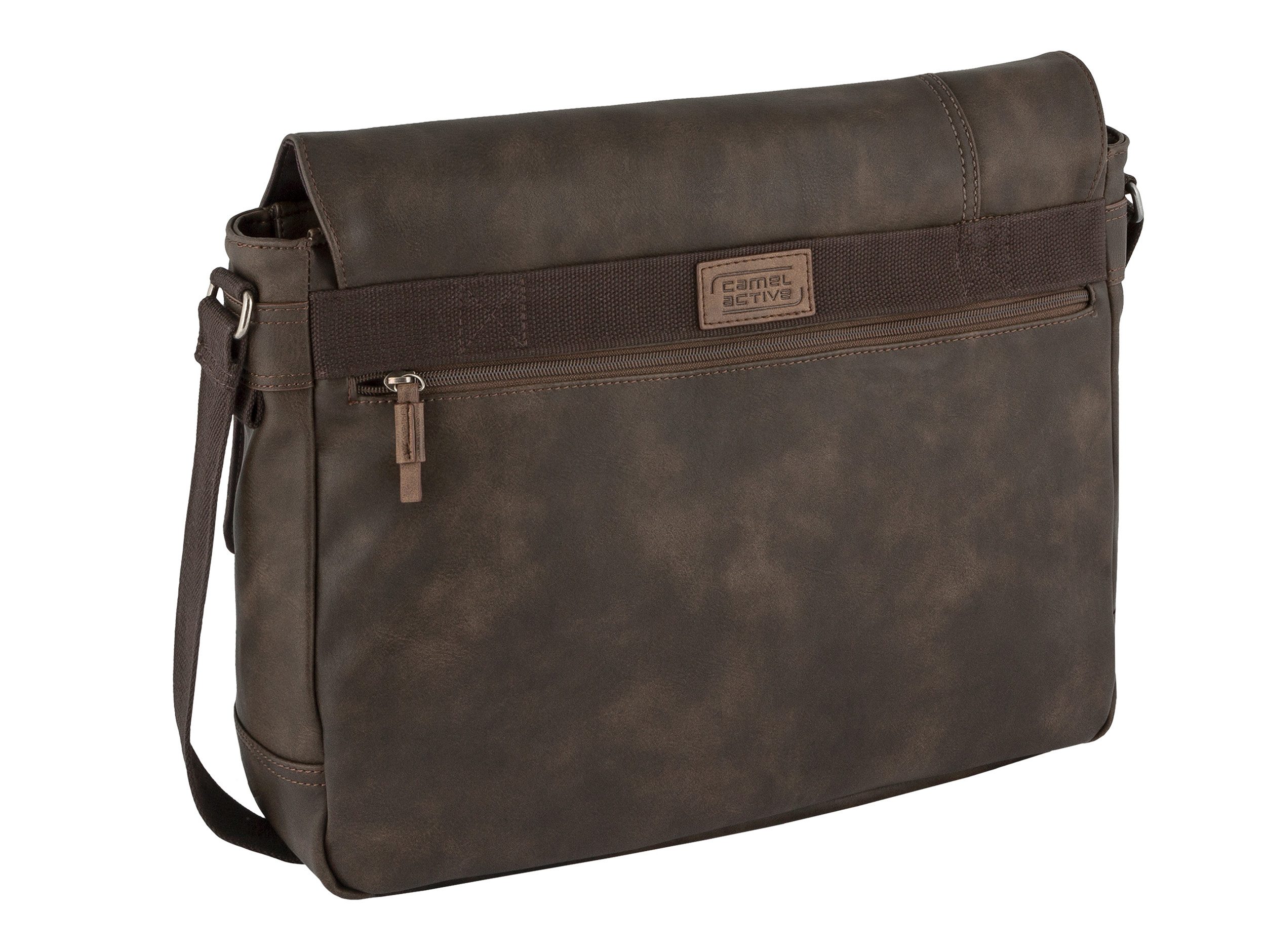 camel active Messenger Bag Laos, funktionaler Begleiter mit sportlichen Details ideal für den Alltag