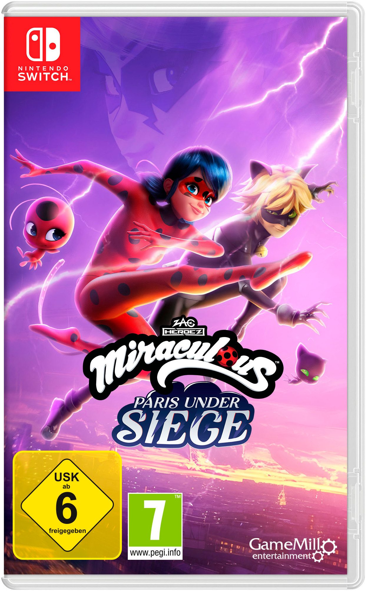 Miraculous: Paris Under Siege (Softwarekarte), Nintendo Switch