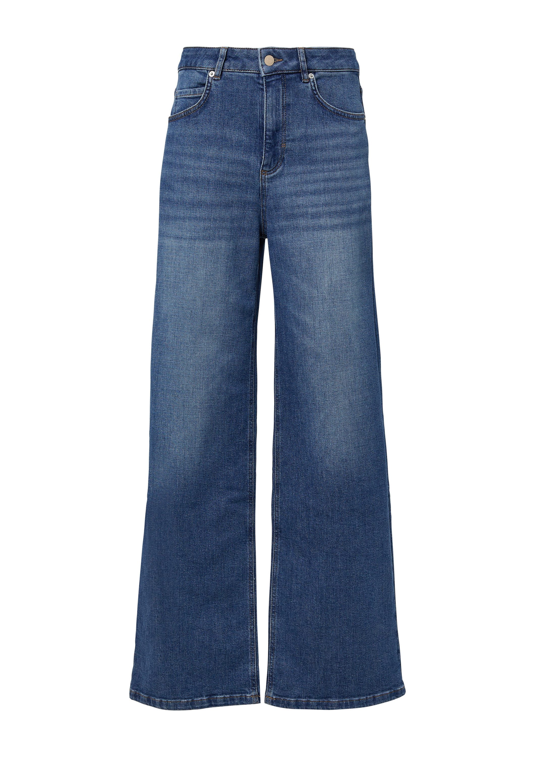 comma Weite Jeans Jeans-Hose Elastische Jeans mit Wide Leg günstig online kaufen