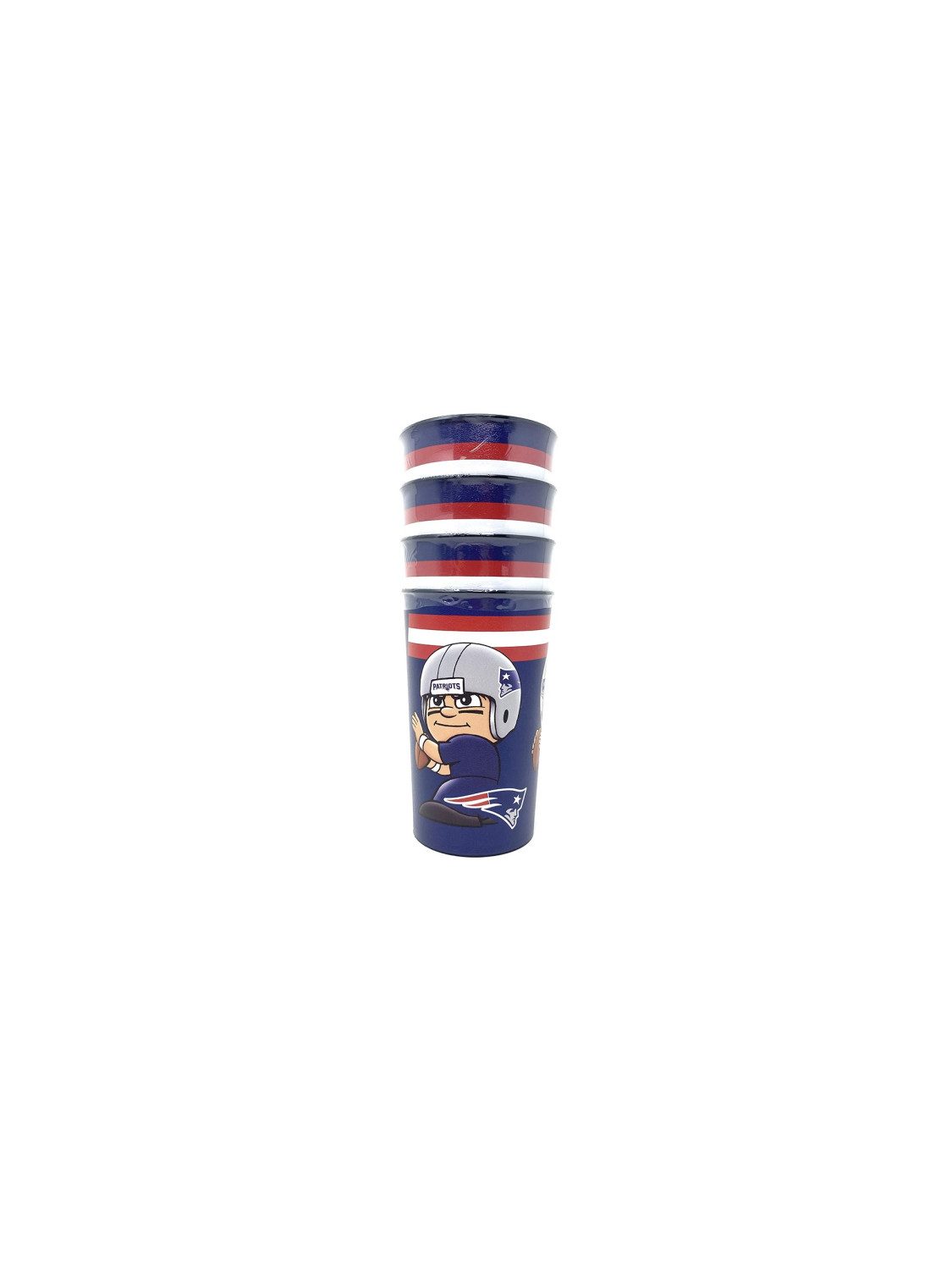 New England Patriots Trinkflasche New England Patriots Party Becher (4er-Set) 650ml