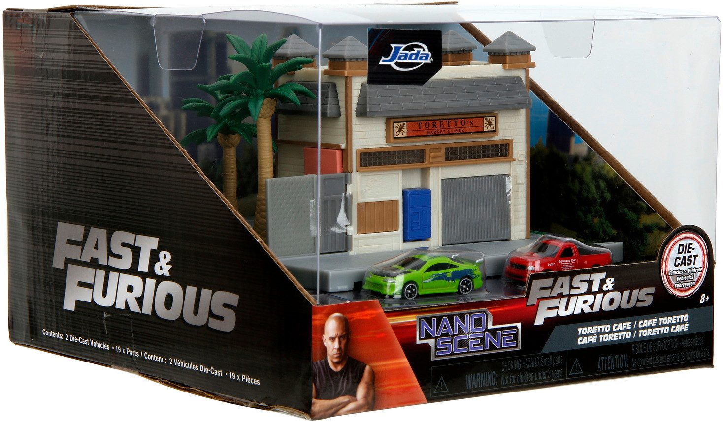 JADA Spielzeug-Auto Modellauto Hollywood Fast & Furious Toretto´s Café Nano günstig online kaufen