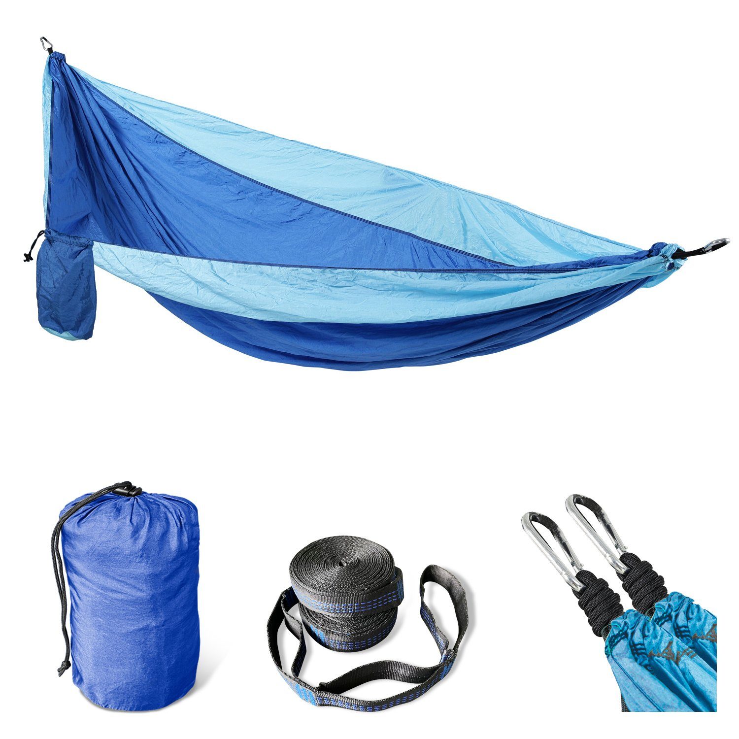 SVITA Hängematte SVITA Outdoor Hängematte, aus Fallschirmnylon