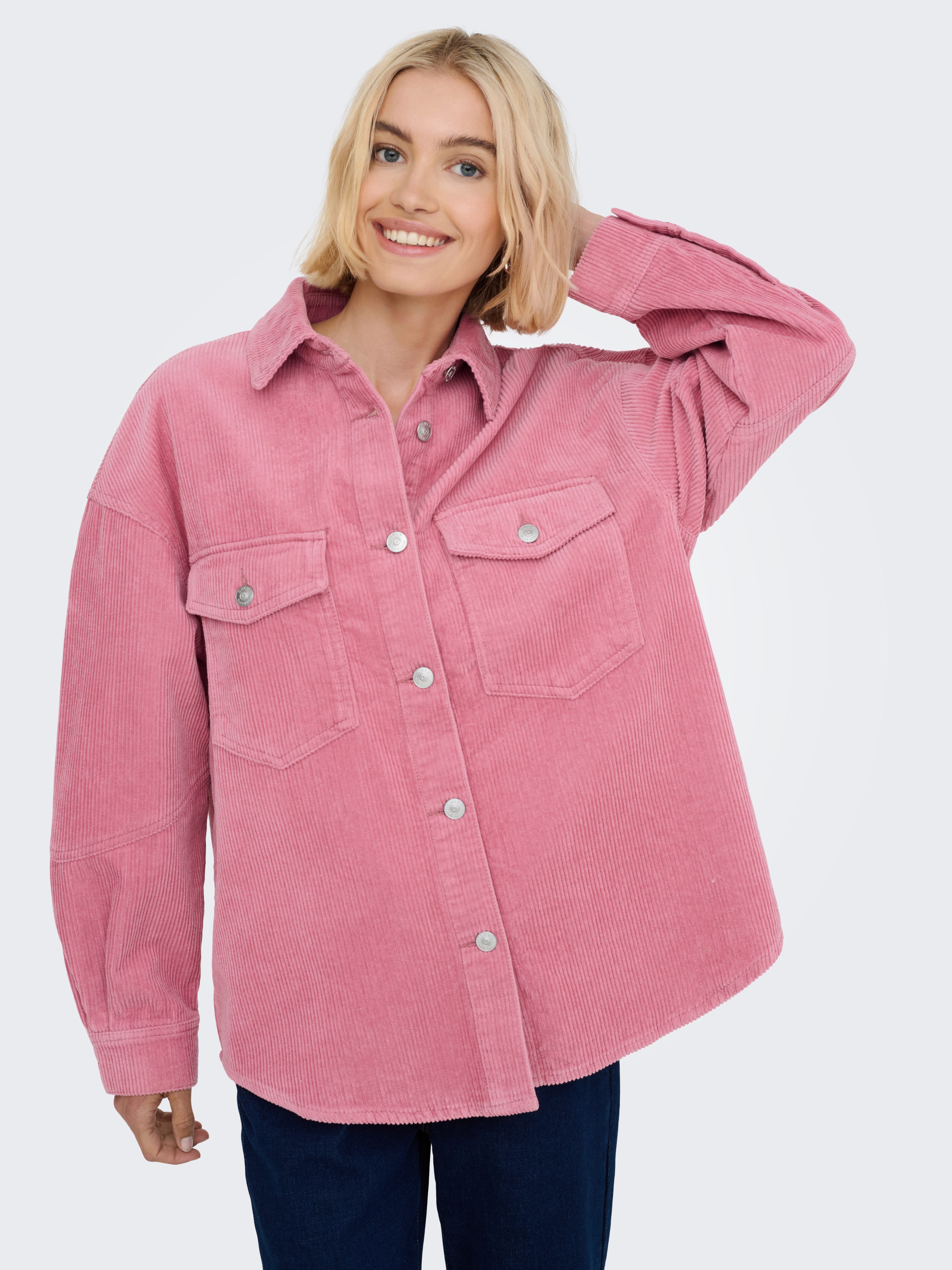 ONLY Hemdbluse ONLTIGGY L/S CORD SHACKET PNT günstig online kaufen