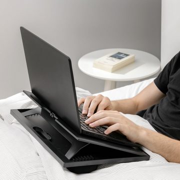 Navaris Laptop Tisch Ablage aus Kunststoff - Bett Couch Unterlage für Tablet Laptop-Ständer, (1-tlg)