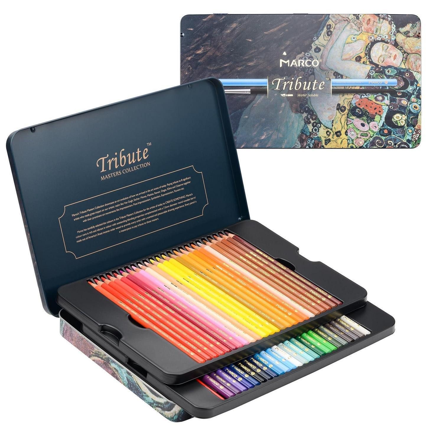 LuxusKollektion Buntstift Buntstifte wasserlöslich 48 Farben Set