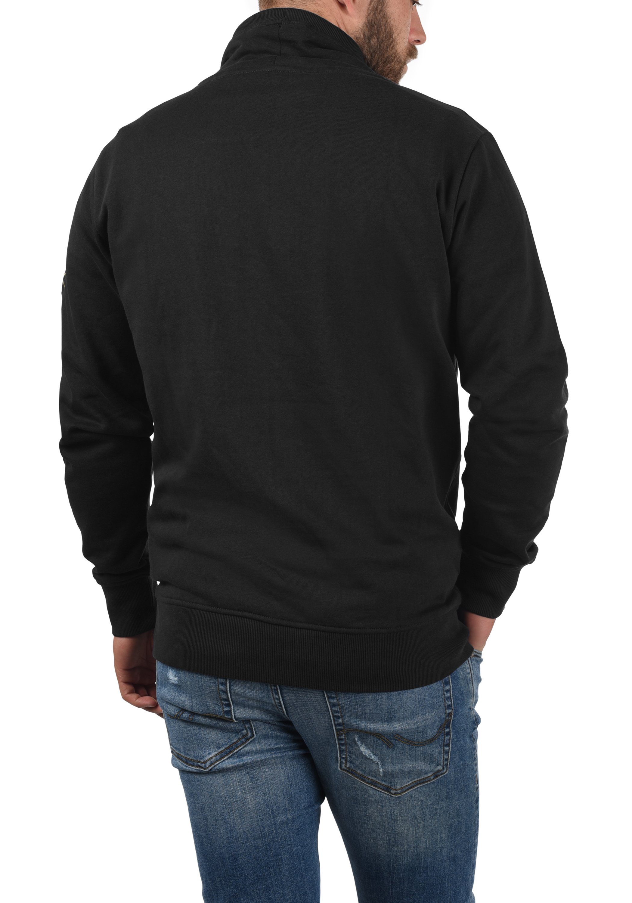 Solid Sweatshirt SDKaan (194007) mit Kapuzenpullover kontrastreichen Black farblichen Details