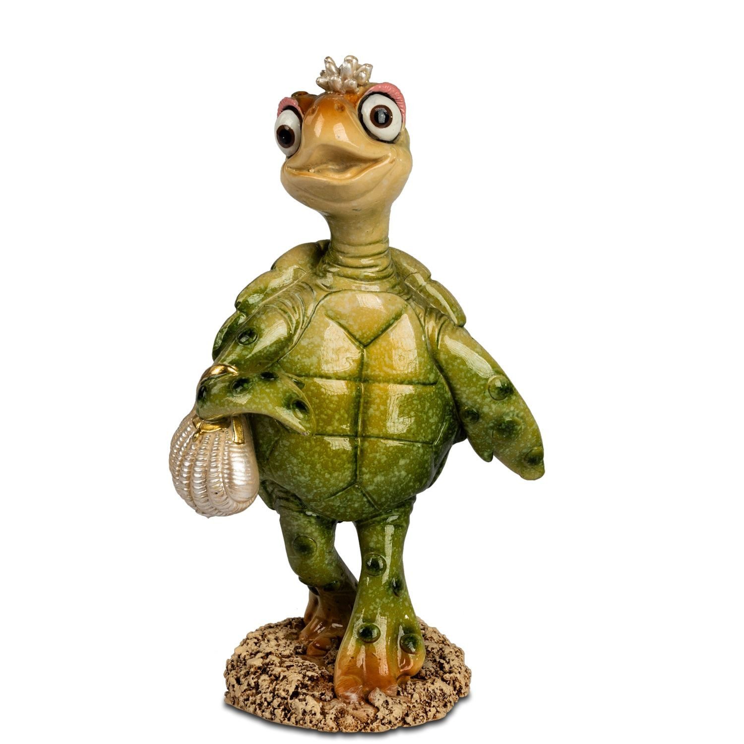 formano Dekofigur Harry, Höhe: 14cm, Farbe: Grün, Motiv: Schildkröte