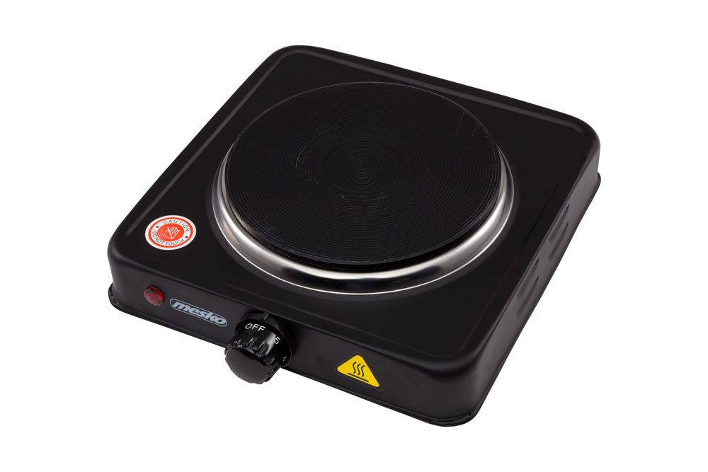 Mesko Einzelkochplatte Mesko MS 6508 Kochplatte 1000 W, D15,4 cm schwarz