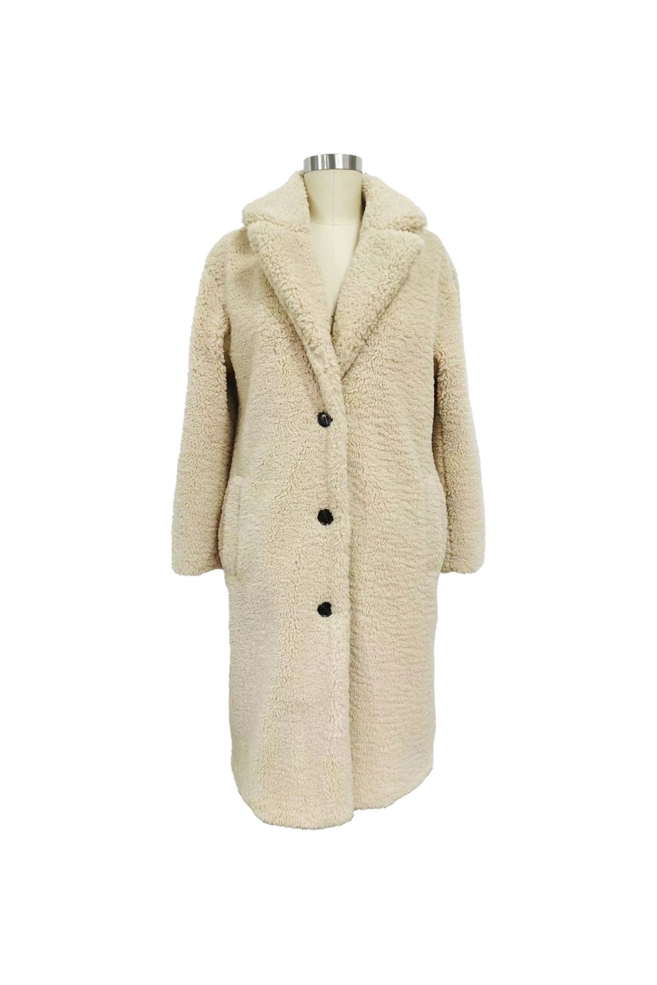 Lara Laurén Plüschjacke warmer Wintermantel mit günstig online kaufen