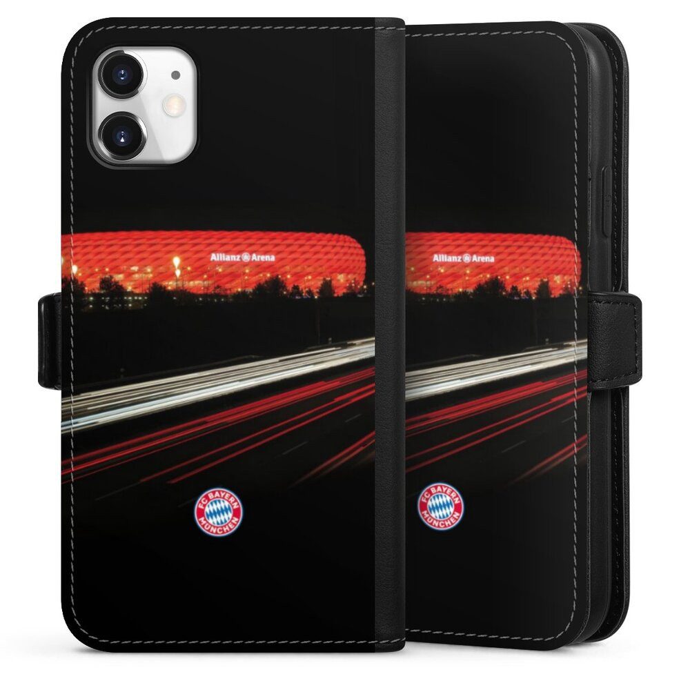 DeinDesign Handyhülle FC Bayern München FCB Stadion FC Bayern München Allianz Arena, Apple iPhone 11 Hülle Handy Flip Case Wallet Cover Handytasche Leder
